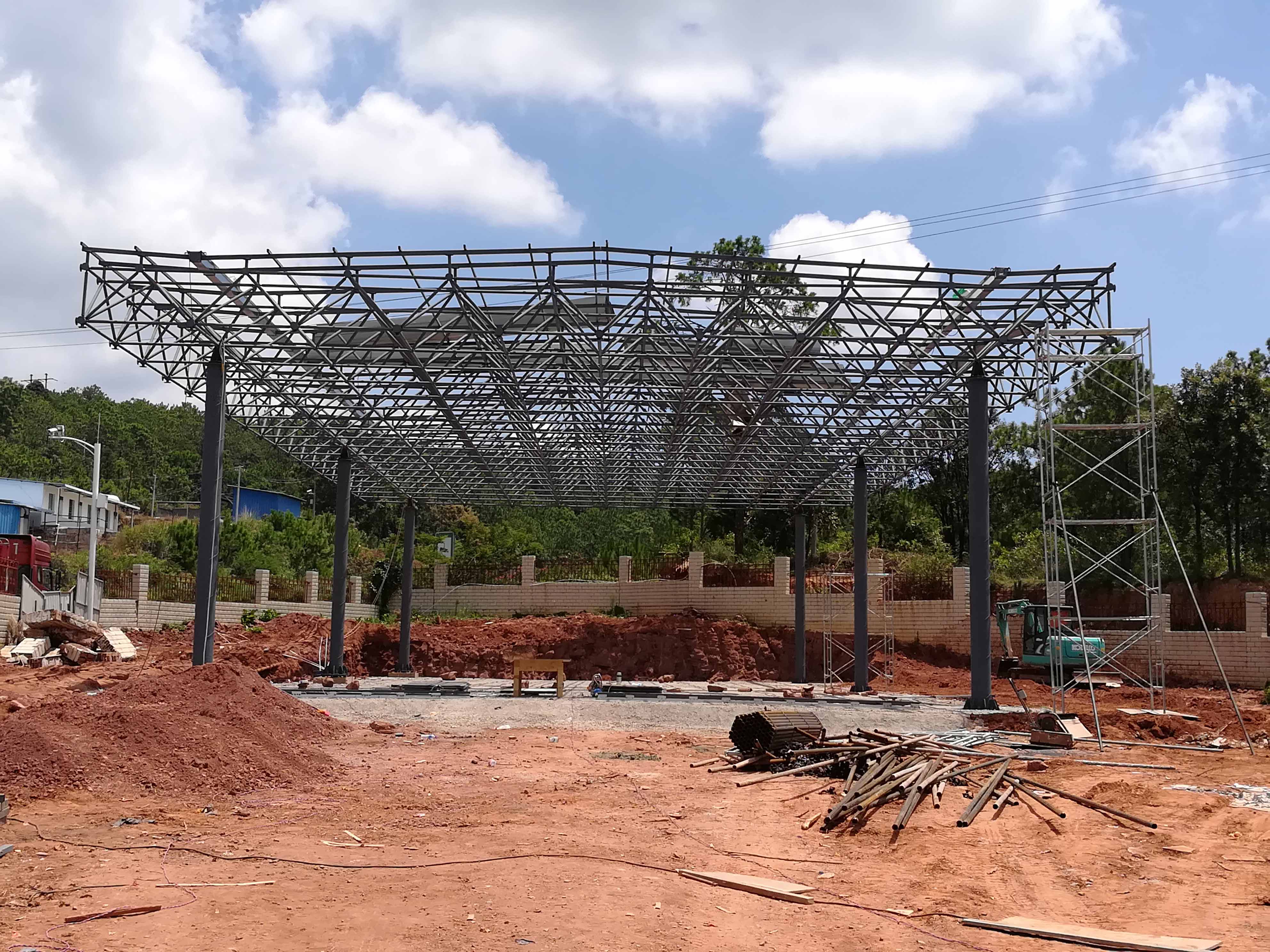 福安加油站网架屋面