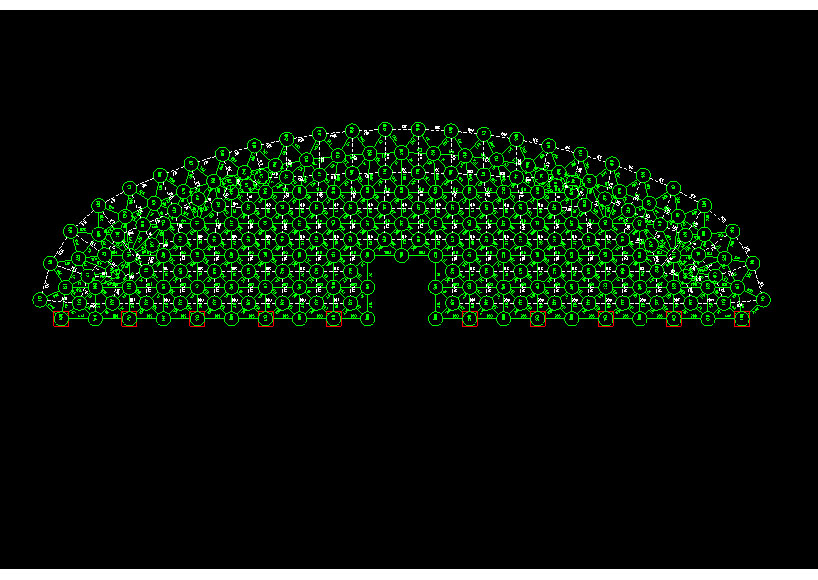 福安锡林浩特91跨，1000米长干煤棚网架设计