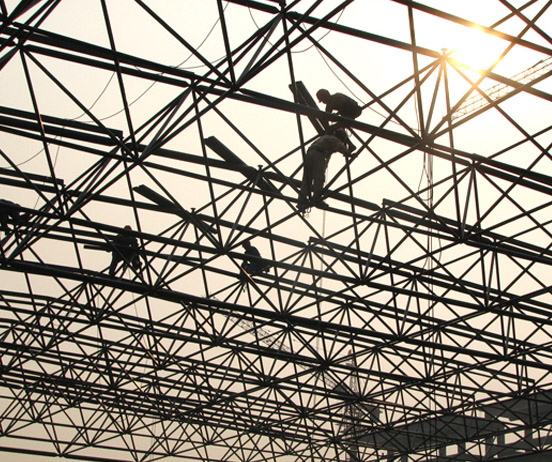 福安厂房网架安装